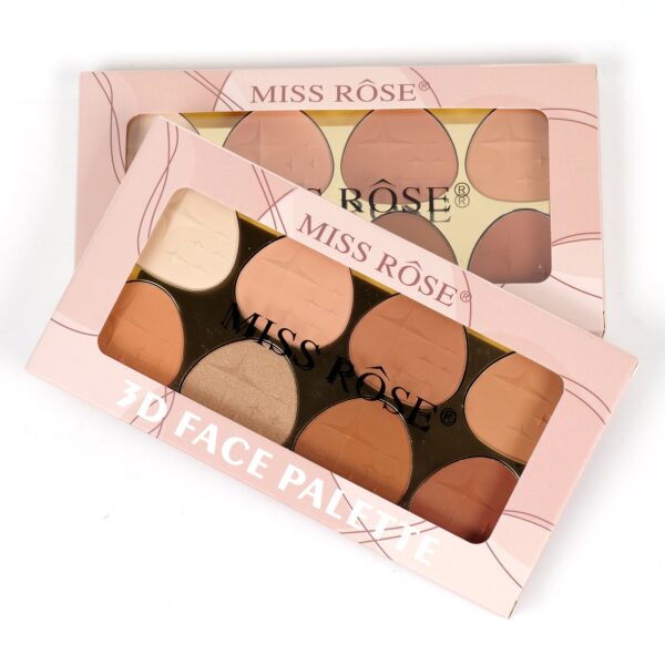 MISS Rose 8-color 3D Contour Palette - Image 2