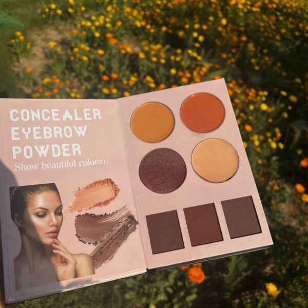 All-in-One Makeup Kit (Eyeshadow + Highlighter + Blusher + Contour) - Image 2