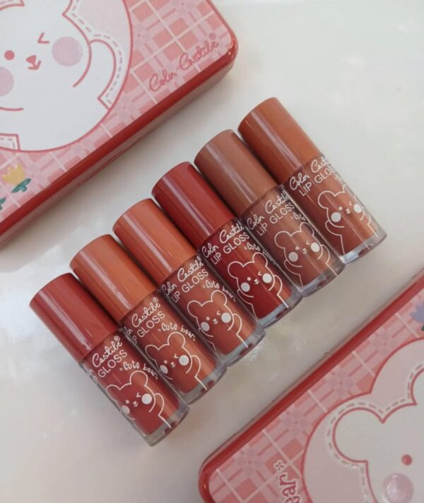 Color Castle Mini Bear Lip Gloss Waterproof