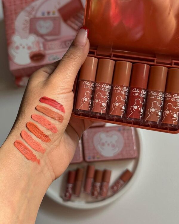 Color Castle Mini Bear Lip Gloss Waterproof - Image 2