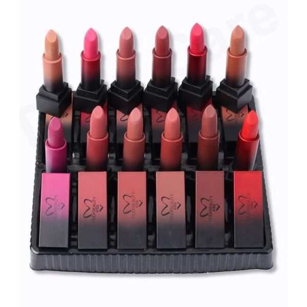Huda Beauty Matte Lipstick Set (12 Pcs) - Image 3