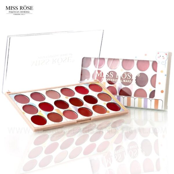Miss Rose 18 Color Creamy Lipstick Palette - Image 3