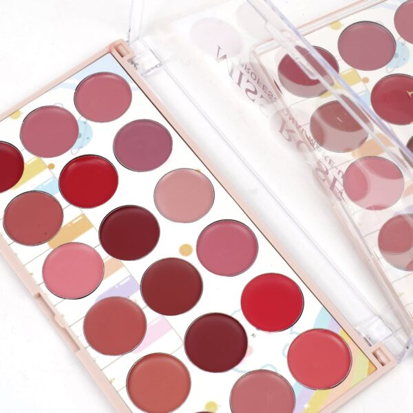 Miss Rose 18 Color Creamy Lipstick Palette - Image 2