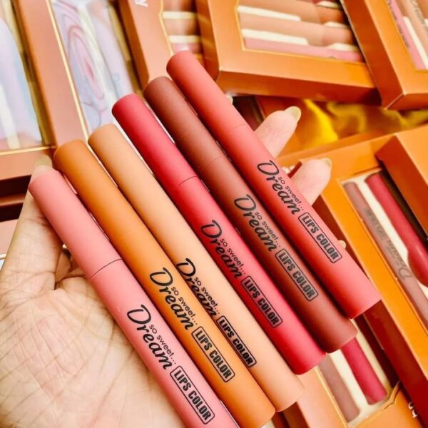 Heng Fang Silky Touch Refreshing Matte Dream Lips (Pack 6) - Image 3