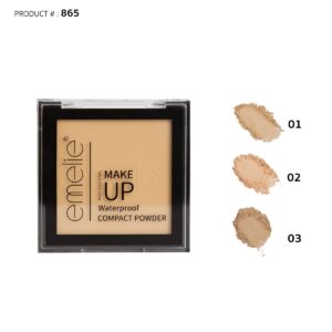 Emelie Makeup Water proof Compact Powder