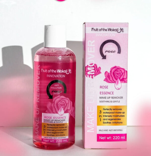 Wokali Rose Essence Make Up Remover (220ml)