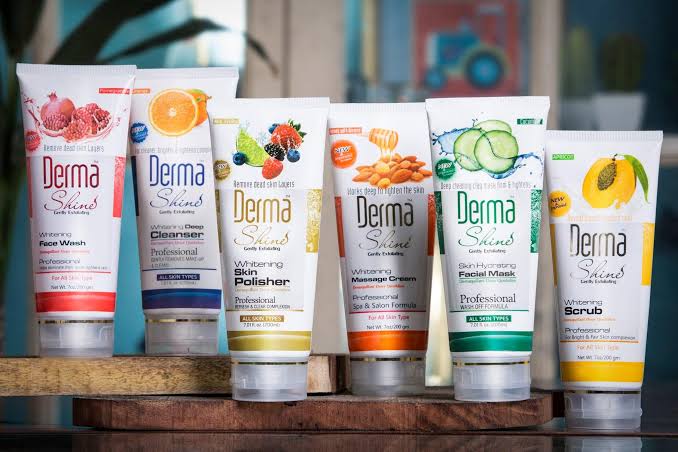 DERMA SHINE FRUIT FACIAL KIT (200ML X 6)
