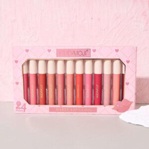 HUDAMOJI - LOVE MATTE LIPGLOSS SET OF 12PCS