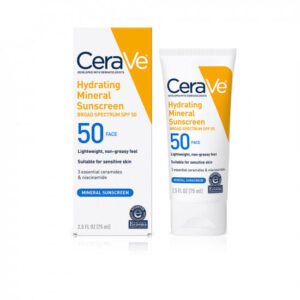 CeraVe – Hydrating Mineral Sunscreen SPF 50