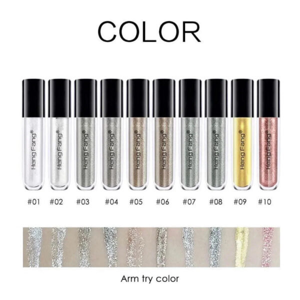 Hengfang Diamond Liquid Glitter Eyeliner 10Pcs Set - Image 3