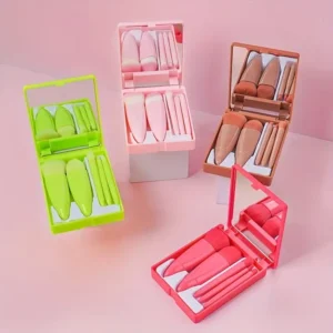 5 Pcs Mini Travel Makeup Brush Set