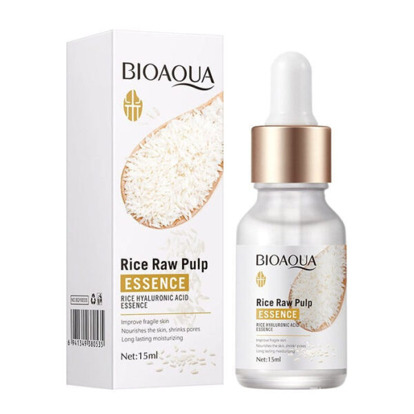 Bioaqua Rice Raw Pulp Essence Face Serum 15ml