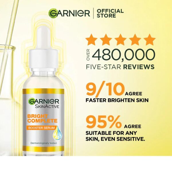 Garnier Skin Active Bright Complete Vitamin C 3X Booster Serum - Image 2