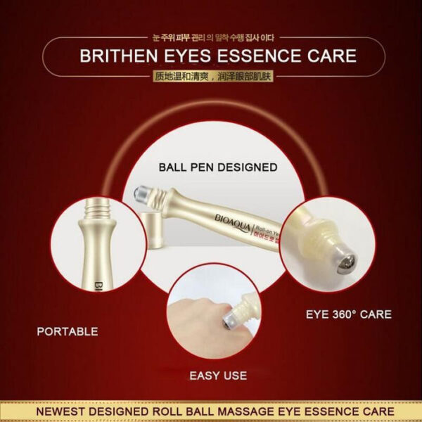 Bioaqua Eye Roll ON Essence Eye Roller To Remove Dark Circles - Image 2