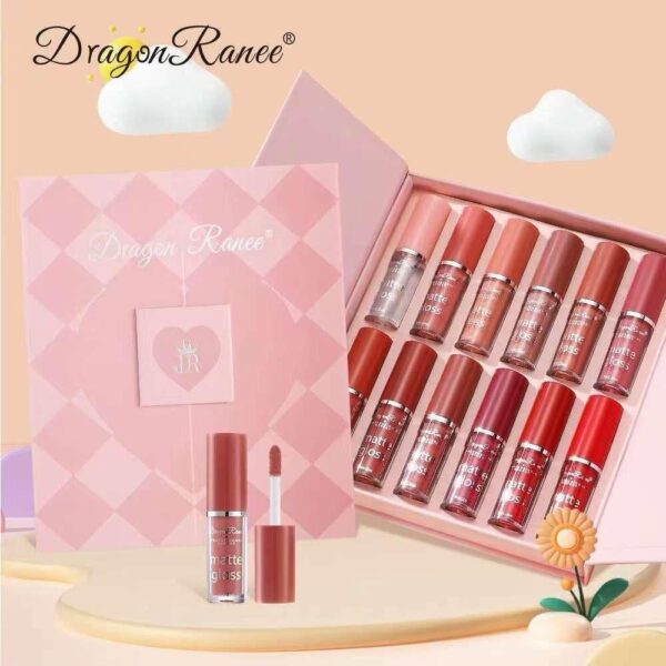Dragon Ranee 12 Colors Matte Lip Glosses - Image 2