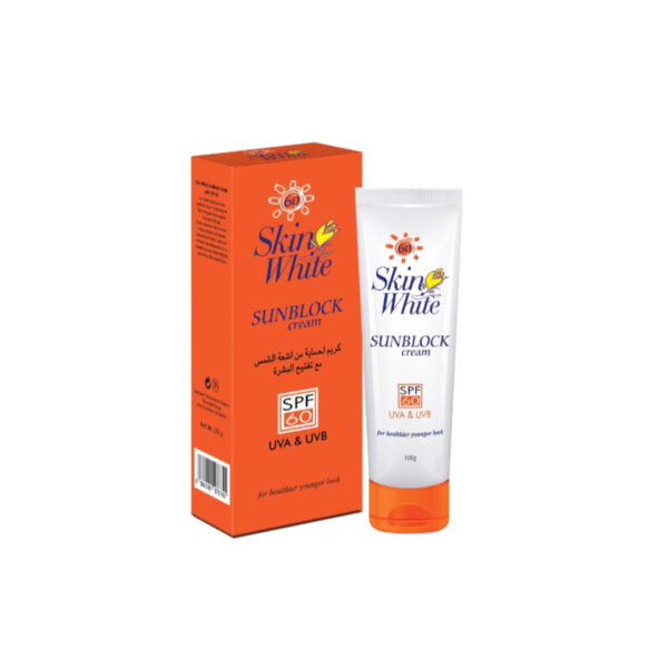 Skin White Sunblock Cream With SPF 60 UVA & UVB
