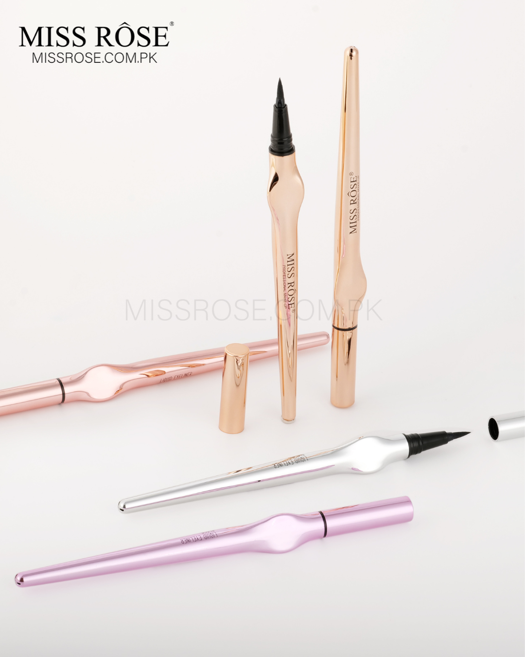 Miss Rose Liquid Black Marker Eyeliner | Precision, Matte & Long-lasting