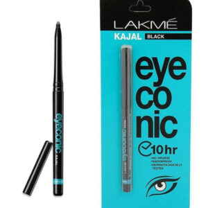 Eyeconic Kajal - Lakme - Black & White Waterproof - Long Lasting For 10 hrs