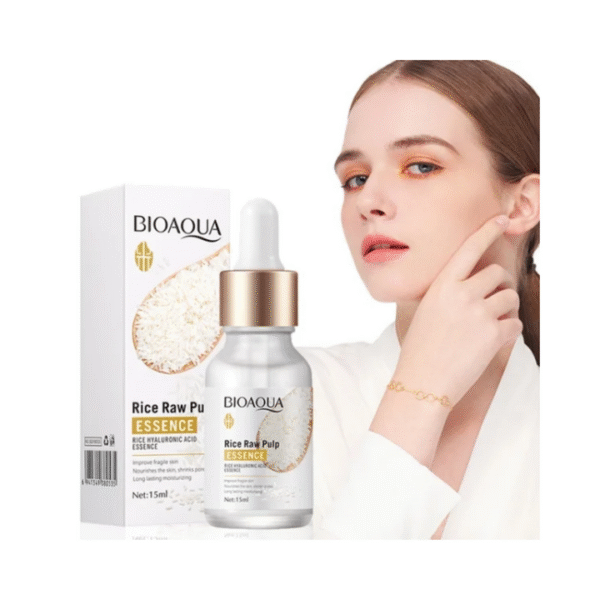Bioaqua Rice Raw Pulp Essence Face Serum 15ml - Image 4