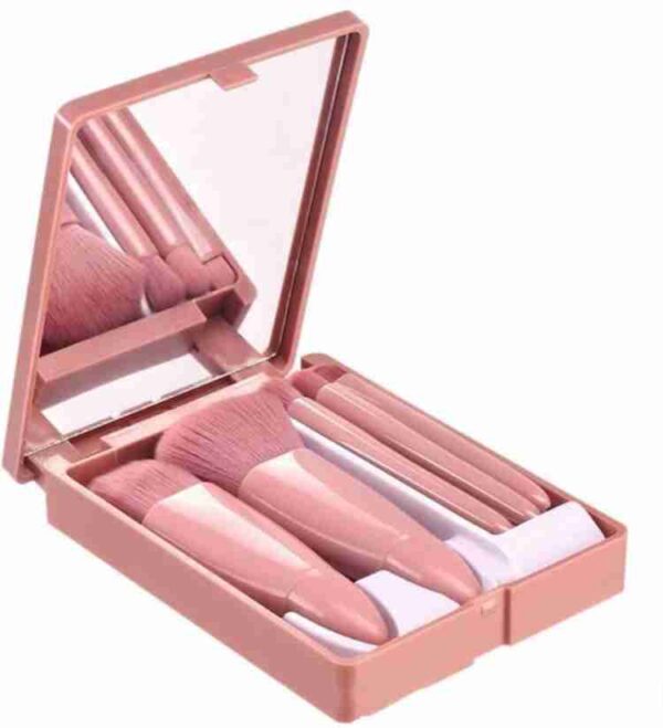 5 Pcs Mini Travel Makeup Brush Set - Image 7