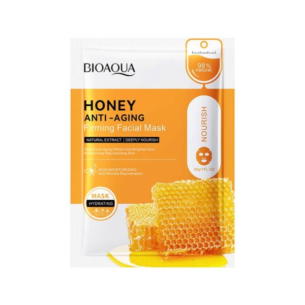 Bioaqua Honey Anti-Aging Firming Nourish Facial Sheet Mask - Image 2