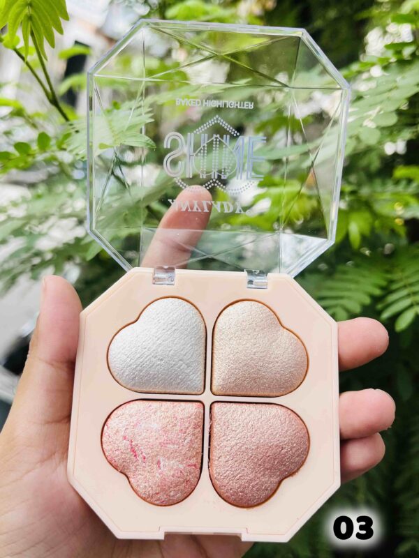 Anylady Baked Highlighter Mini Palette - Image 3
