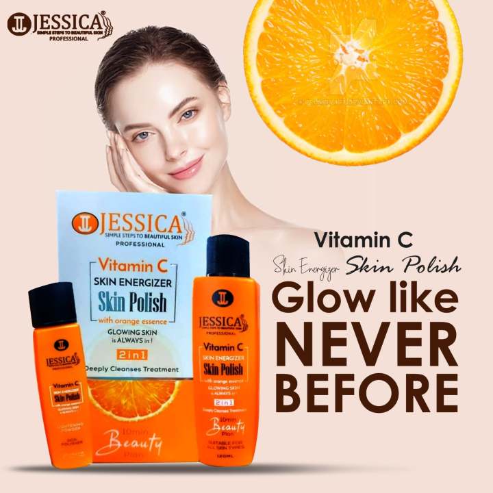 Jessica Vitamin C 2 in 1 Skin Polish 120ml – Radiant & Rejuvenated Skin
