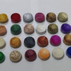 Mac Pressed Creamy & Shimmery Eyeshadows Pack of 24 – Fully Pigmented, Smooth Application