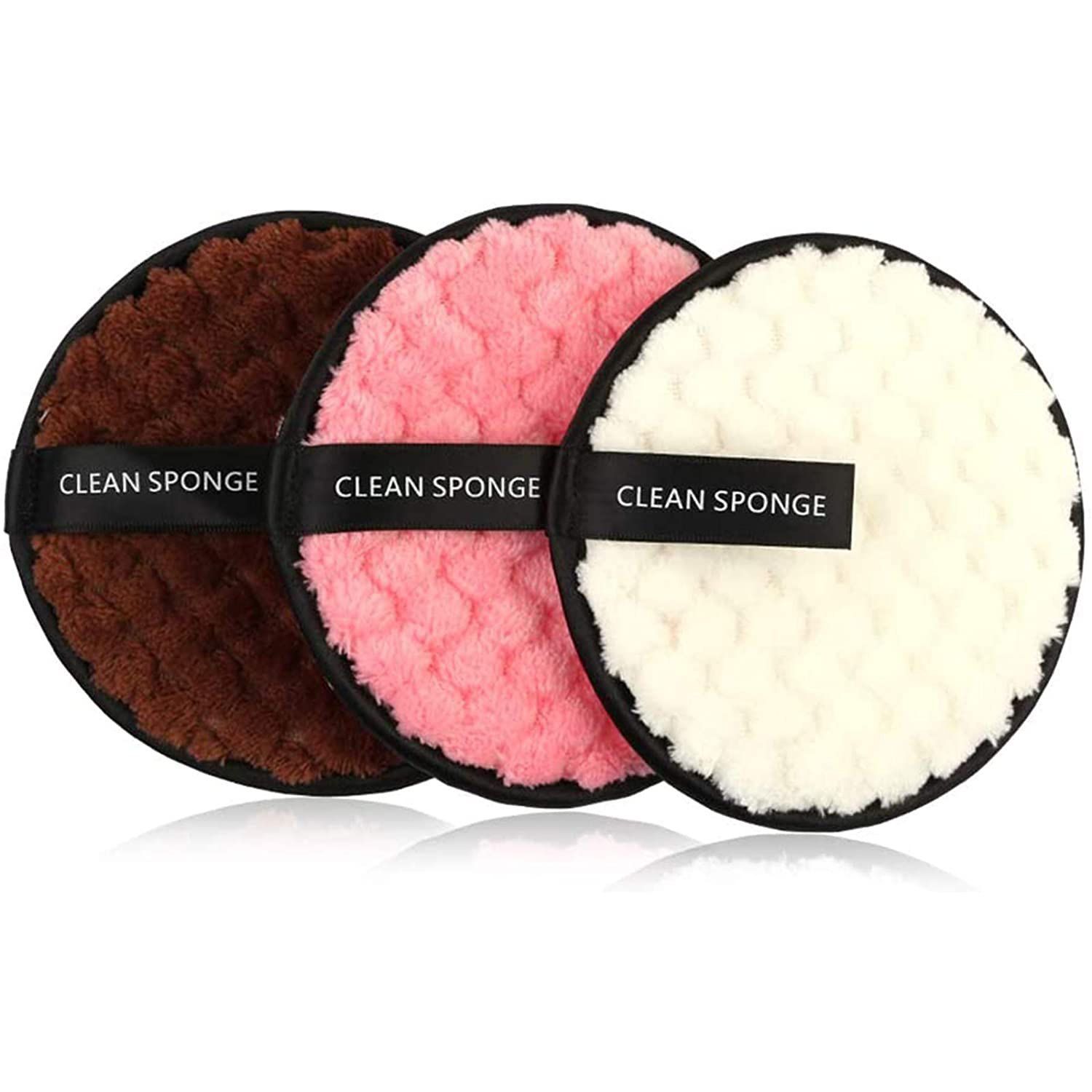Reusable Cotton Makeup Remover Pads – Washable, Eco-Friendly Face Cleansing Pads - Image 3