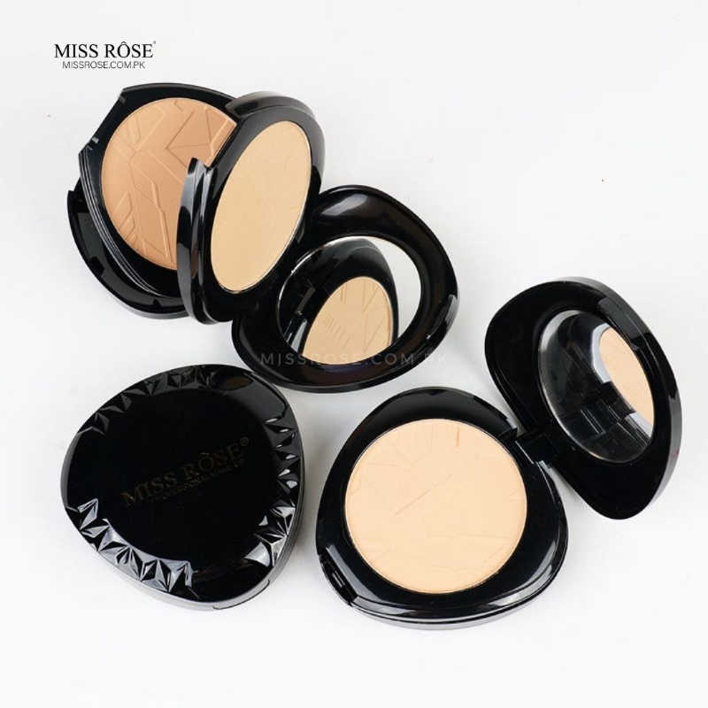 Miss Rose Triangle Double Layer Matte Powder
