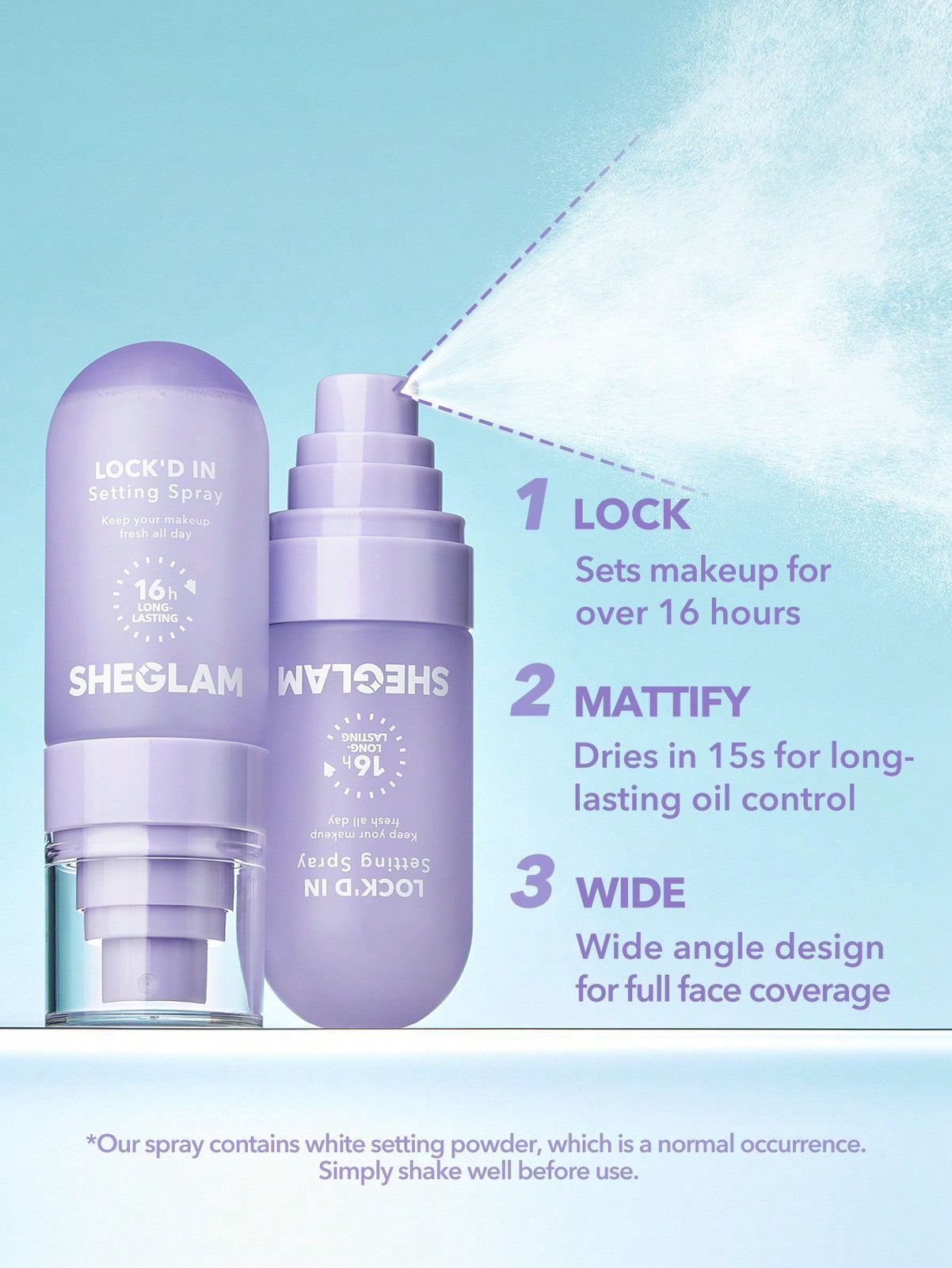Sheglam Setting Spray 55ml – Long Lasting Makeup Fixer & Setting Spray - Image 3