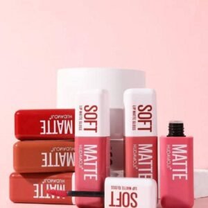 Hudamoji Soft Matte Lip Gloss – 6 Shades Long Lasting